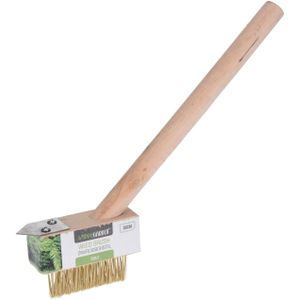 Kinzo - Onkruidborstel - Met Extra Schraper - 36 cm - Staalborstel