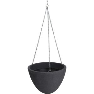 Gardalux - Hangende Bloempot - Ø 33 Centimeter - Kunststof - Geribbeld Design