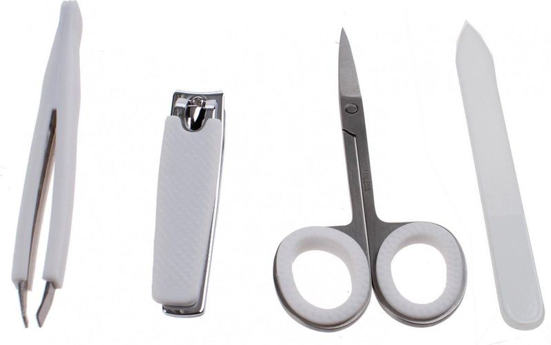 Tom Manicureset 4-delig Wit