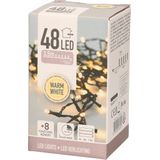 Kerstverlichting op batterijen - 48 LEDs - 3.5 meter - Warm Wit Licht