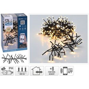 Microcluster – 400 led – 8m – warm wit – Timer – Lichtfuncties