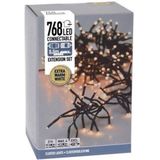 Koppelbare Clusterverlichting - 768 LED - 5.5m - extra warm wit