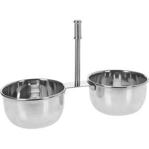 Sauskom Excellent Houseware Dubbel 21 x 9 x 14,5 cm Roestvrij staal