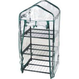 Pro Garden | 3 Laagse Kweekkas - 17-delig - 105 x 50 x 45 cm - Groen