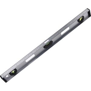 Zilveren waterpas 3 libellen 60 cm - Waterpassen - Gereedschap - Klussen