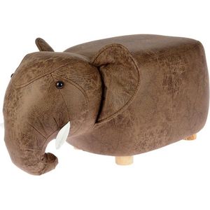 HuisenBed - Home&Styling Kruk olifant-vorm 64x35 cm