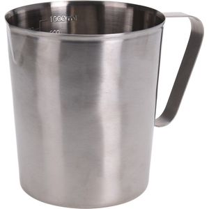 Maatbeker rvs 1ltr