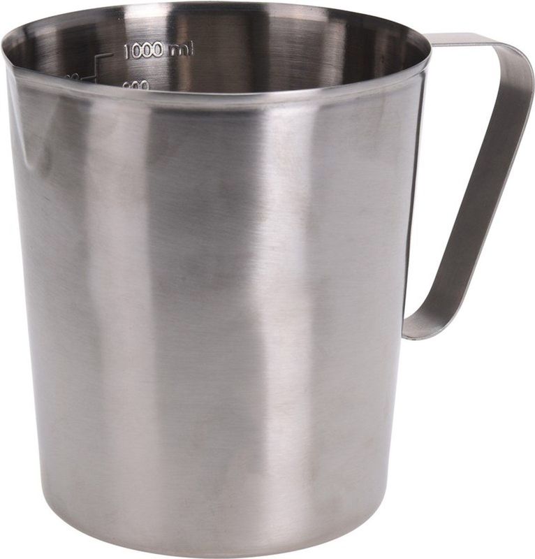 Maatbeker rvs 1ltr