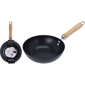 Wok Ø20cm Non Stick Zwart