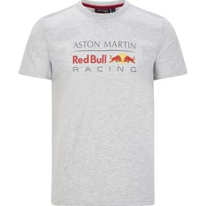 Red Bull Racing Large Logo Tee Heren - Maat S