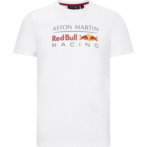 Red Bull Racing Large Logo Tee Heren - Maat XS