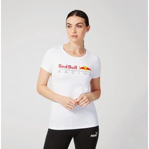 Red Bull Racing Womens Large Logo Tee XXS white