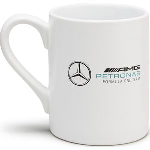 Mercedes AMG Petronas Formula One Team - Officiële Formule 1 Merchandise - Logo mok - Wit - 310ml