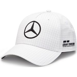 Mercedes AMG Petronas Formule 1-team - Lewis Hamilton Driver Cap 2023, Wit, Eén Maat