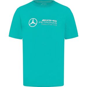 Mercedes Logo Shirt Groen 2024 L - AMG - Formule 1 - Lewis Hamilton - George Russel
