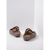 Wolky Slippers Nomad cognac geolied leer