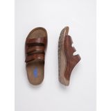 Wolky Slippers Nomad cognac geolied leer