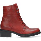 Wolky Laarzen Red Deer donkerrood leer