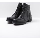 Wolky - Enkellaarzen - Zwart - Leder - Extra Brede Leest