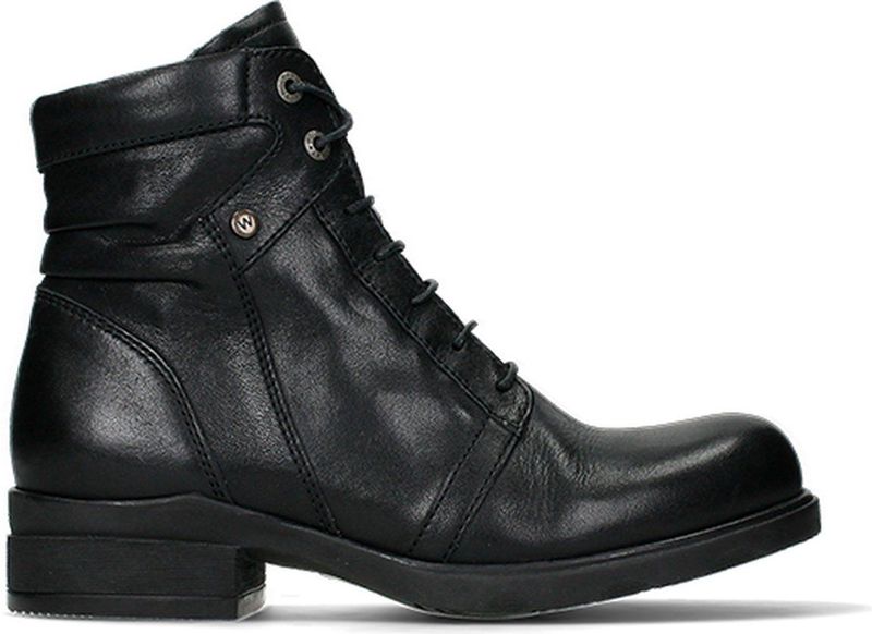 Wolky - Enkellaarzen - Zwart - Leder - Extra Brede Leest