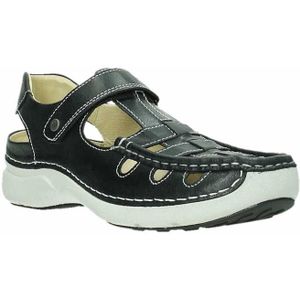 Inbetween Wolky Women Rolling Sun Oxford leather Black Summer-Schoenmaat 40