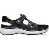 Wolky - Rolling Sun 07204 - Bandschoenen - Zwart