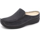 Wolky - Seamy Slide Oiled Nubuck - Instapper - Blue