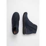 Wolky Hoge veterschoenen Whynot blauw nubuck