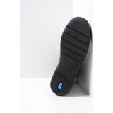 Wolky Hoge veterschoenen Zigzag zwart suede