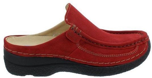 Instapper Wolky Women Roll Slide Antique Dark Red
