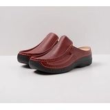 Wolky - Roll Slide - Klomp - Rood - Geheel Gevoerd Leer