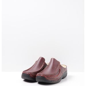 Wolky - Roll Slide - Klomp - Rood - Printed Leather
