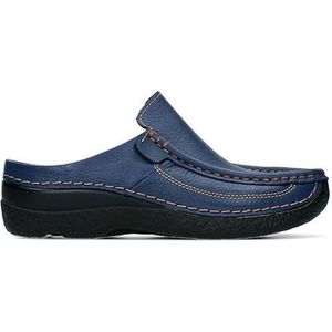 Wolky - Roll Slide 06202 - Muiltjes - Zwart - Leer