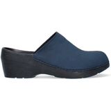 Klomp Wolky Women Pro-Clog Nubuck Blue-Schoenmaat 38