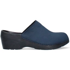 Klomp Wolky Women Pro-Clog Nubuck Blue-Schoenmaat 37