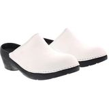 Klomp Wolky Women Pro Clog Printed Leather White-Schoenmaat 39