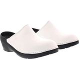 Klomp Wolky Women Pro Clog Printed Leather White-Schoenmaat 38