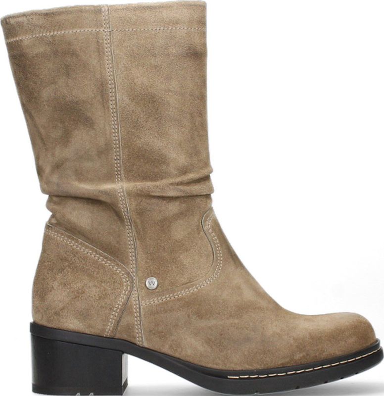 Wolky - Edmonton - Enkellaars - Taupe - Leer