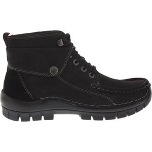 Wolky - Jump Veterschoenen - Zwart - Nubuck - Comfortabel Model