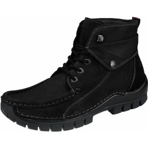 Wolky - Jump 04725 - Veterschoenen - Zwart - Nubuck