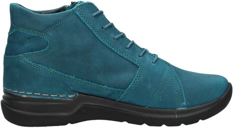 Wolky - 06606 - Veterschoenen - Petrol