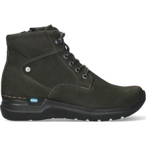 Wolky - Whynot - Veterboot - Groen - Nubuck Leer