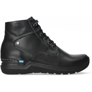 Wolky - 06612 - Halfhoge Schoenen - Zwart - PU Zool