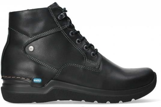 Wolky - 06612 - Halfhoge Schoenen - Zwart - PU Zool