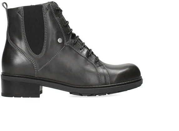 Wolky - 04481 - Laarzen - Antraciet - Leer