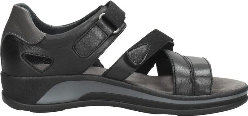 Mustang Comfortabel Sandalen Plat - zwart - Maat 37