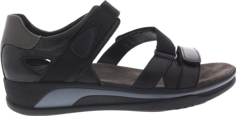 REMONTE - D0Q52-00 - Sandalen - Zwart - Leder - Plateauzool