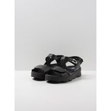 Wolky Sandalen Medusa zwart leer