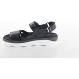 Wolky Sandalen Medusa zwart wit leer
