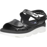 Wolky Sandalen Medusa zwart wit leer